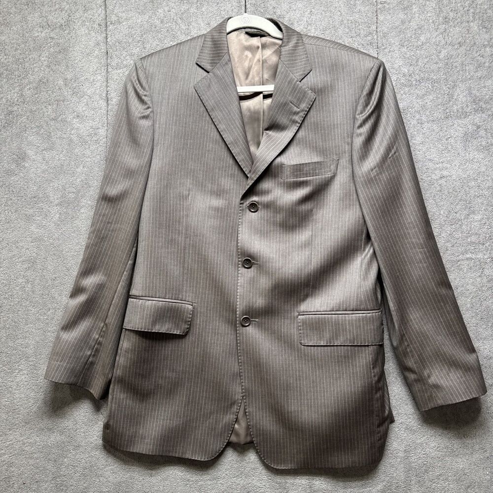 Ermenegildo Zegna Blazer Mens 38R Tan Brown  Traveller Sport Coat Suit Jacket‎